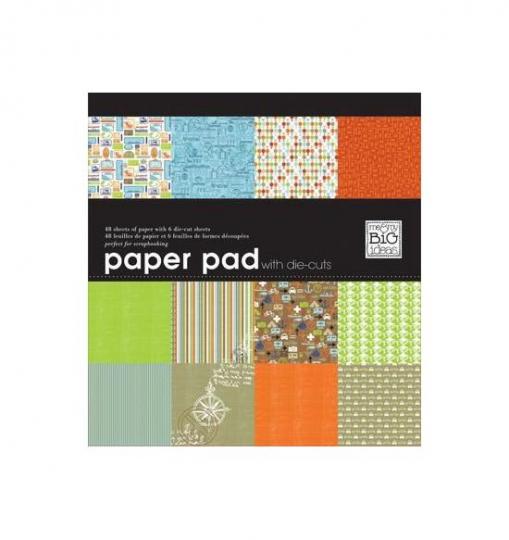 Me&My Designpapier Paper pad & die cut travel 30,5X30,5cm / 54 Bögen 