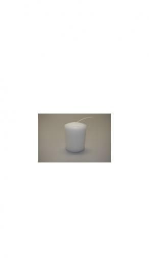 Mini-Ovalkerze, 8 x 5 cm, weiß 