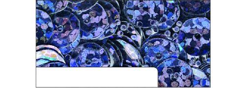 Pailletten Hologram im Döschen 500 Stück ø 6mm Schwarz Schwarz