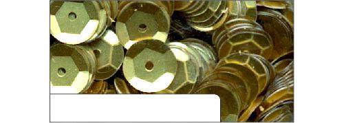 Pailletten Satiniert im Döschen 500 Stück ø 6mm gold gold