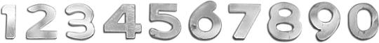Pailletten Zahlen 10mm ca.1400 Stück silber NEU silber NEU