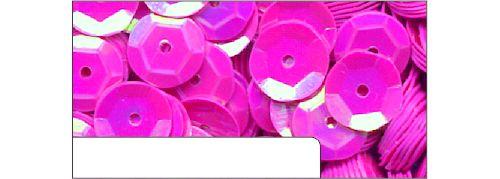 Pailletten irisierend im Blister 1400 Stück ø 6mm Pink iris. Pink iris.