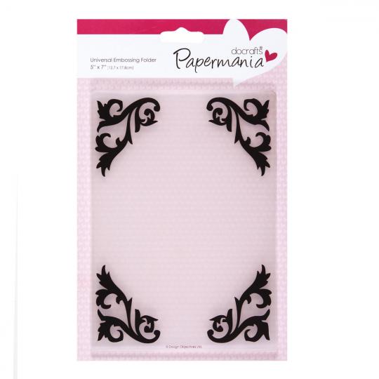 Papermania 5X7 EMBOSSING FOLDERS - MIRROR MIRROR 