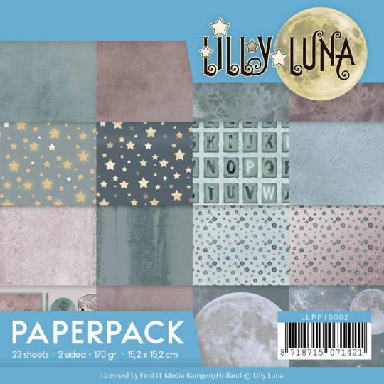 Paperpack - 15,2 x 15,2cm - Lilly Luna - Lilly Luna 2 – 170gr - 