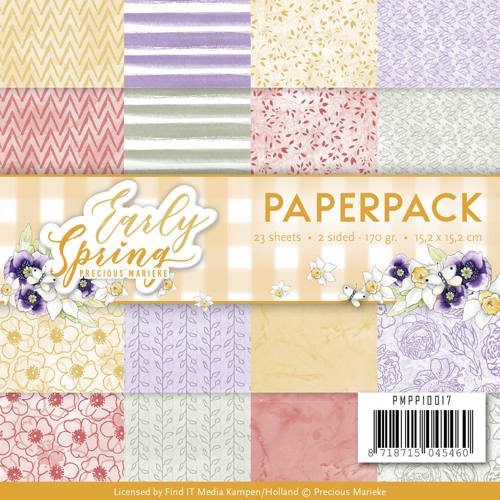 Paperpack - 15,2 x 15,2cm - Precious Marieke – Early Spring – 170gr - 