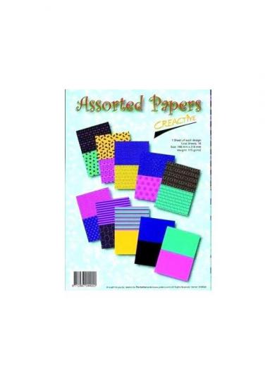 Papier sortiert rosa A5 / 10 BO 