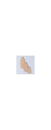 Pappart 2D-Element Nuckelflasche 7,7x3,3cm 