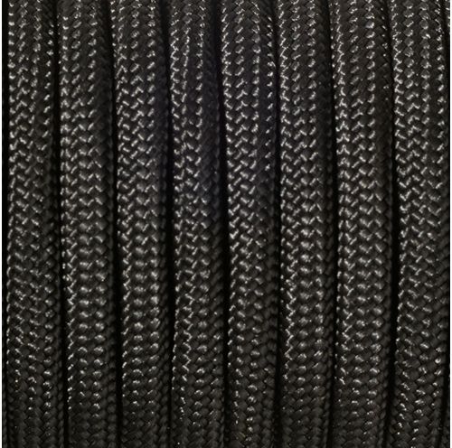 Paracord 2mm x 50m, Knüpfband schwarz schwarz