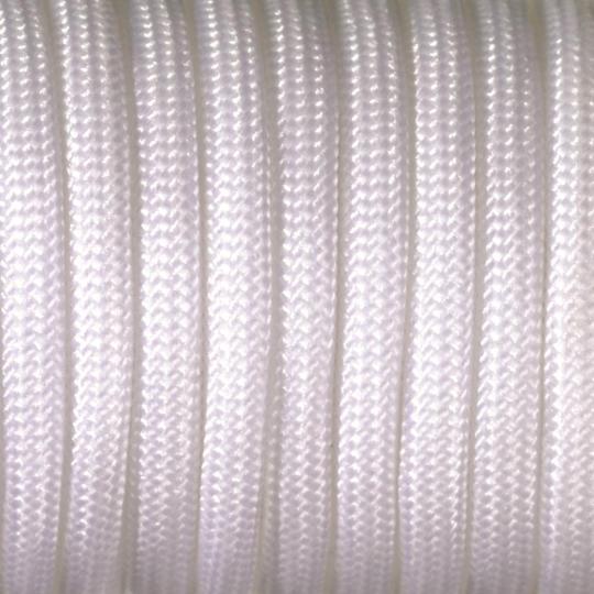Paracord 550 4mm x 4m, Knüpfband weiß weiß
