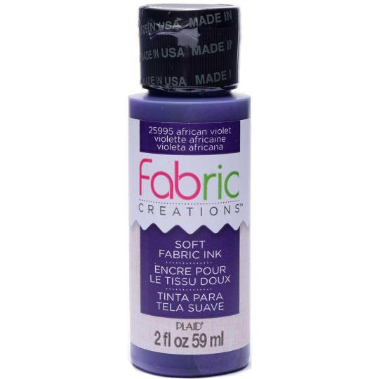 Plaid Fabric Creations - Softe Stoffmalfarbe - 59ml African Violet / Violett African Violet / Violett