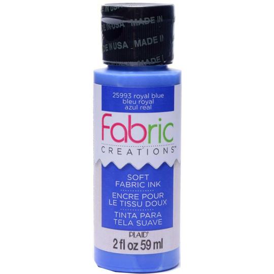 Plaid Fabric Creations - Softe Stoffmalfarbe - 59ml Royal Blue / Blau Royal Blue / Blau