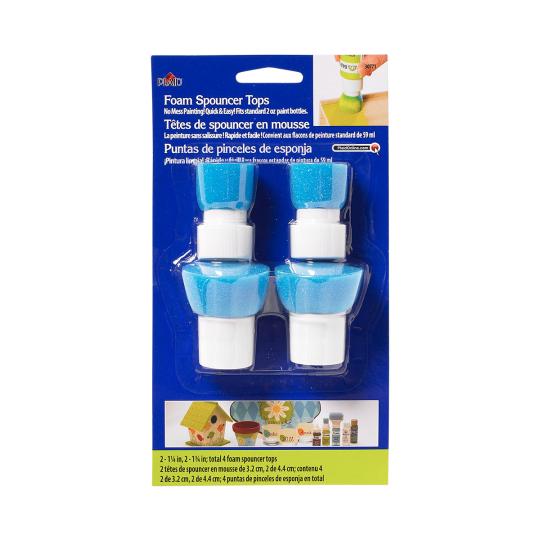 Plaid Folkart Flaschenaufsatz - Foam Spouncer für 59ml Flaschen 4tlg 