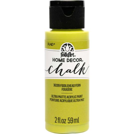 Plaid Folkart - Home Decor Chalk - 59ml Fiddlehead Fern / Farn Fiddlehead Fern / Farn