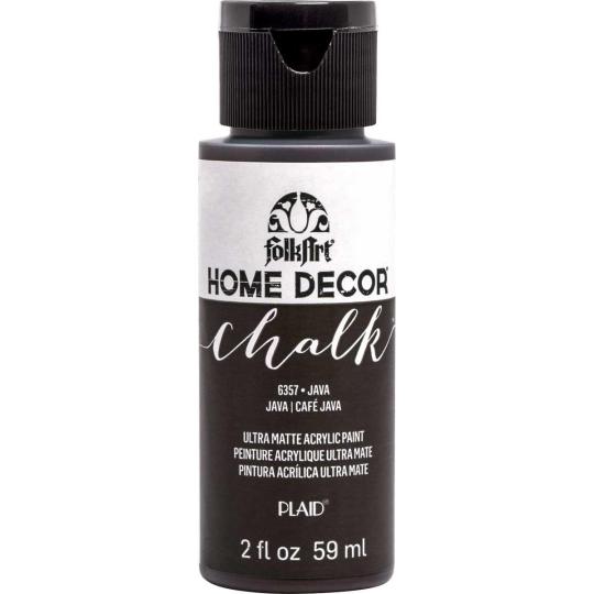 Plaid Folkart - Home Decor Chalk - 59ml Java Java