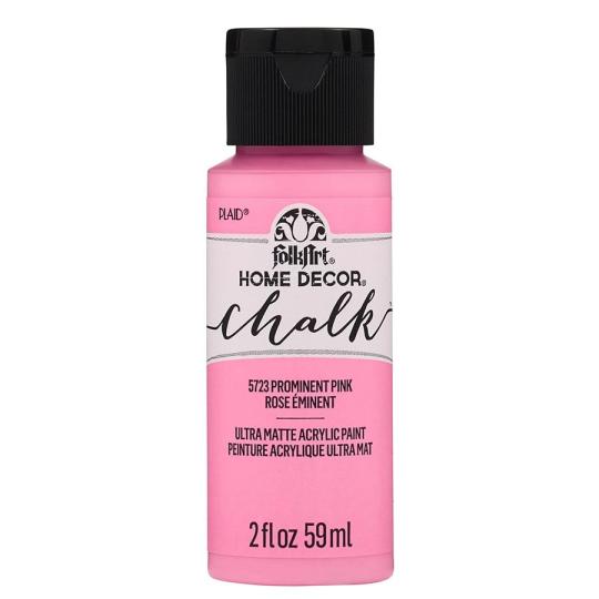 Plaid Folkart - Home Decor Chalk - 59ml Prominent Pink Prominent Pink