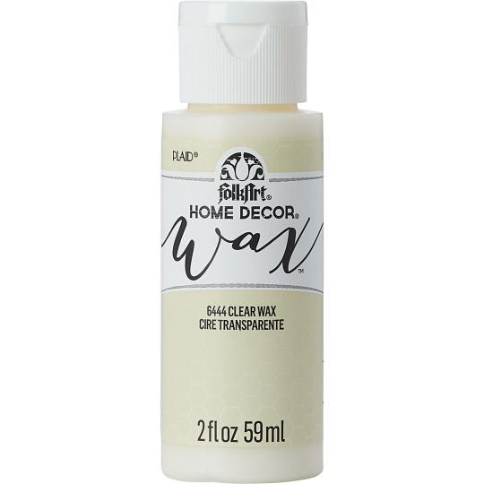 Plaid Folkart - Home Decor Wax - 59ml Clear / Farblos Clear / Farblos
