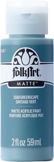 Plaid Folkart - Matte Premium Acrylfarbe - 59ml Greenscape / Grüne Landschaft Greenscape / Grüne Landschaft