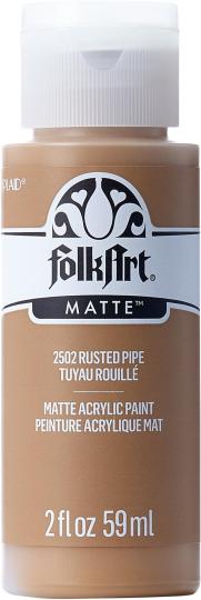 Plaid Folkart - Matte Premium Acrylfarbe - 59ml Rusted Pipe / Verrostetes Rohr Rusted Pipe / Verrostetes Rohr