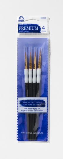 Plaid Folkart Premium Feine Pinsel Set 4tlg 