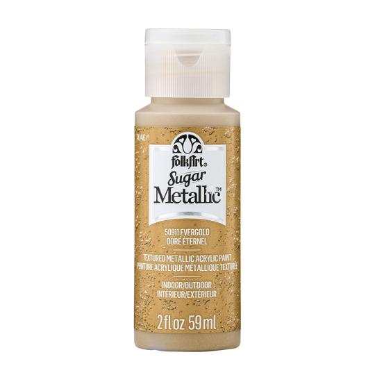 Plaid Folkart - Sugar Metallic Premium Acrylfarbe - 59ml Evergold Evergold