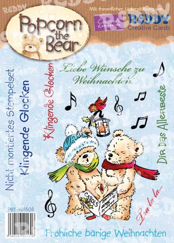 Popcorn the Bear Stempel - Klingende Glocken 