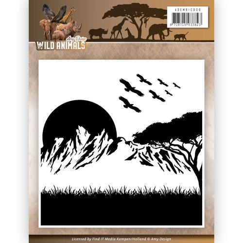 Prägefolder - Amy Design - Wild Animals 