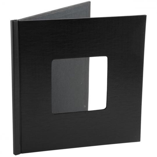 Provocraft YourStory Album Cover Leinen Struktur schwarz 30,5x30,5cm 