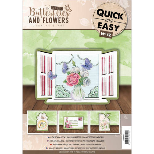 Quick and Easy 12 - Jeanine's Art Butterflies and Flowers 