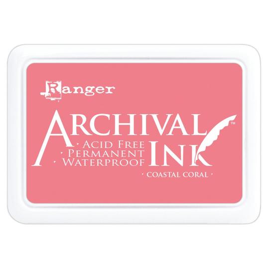 Ranger Archival Ink Stempelkissen - Feinkontur/Wasserfest Coastal Coral / Küstenkoralle Coastal Coral / Küstenkoralle