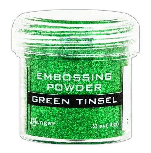Ranger Embossing Puder 34ml Green Tinsel Green Tinsel