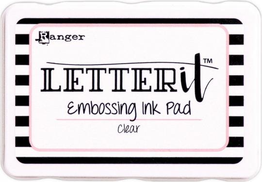 Ranger Embossing-Stempelkissen "Letter It" Clear 