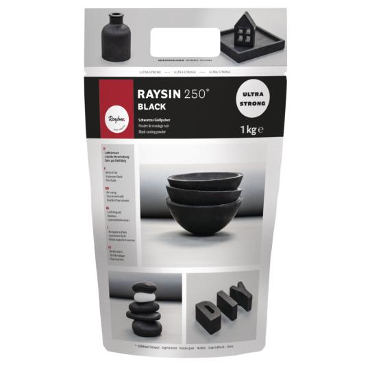 Rayher Gips Gießpulver Raysin 250 "schwarz" 