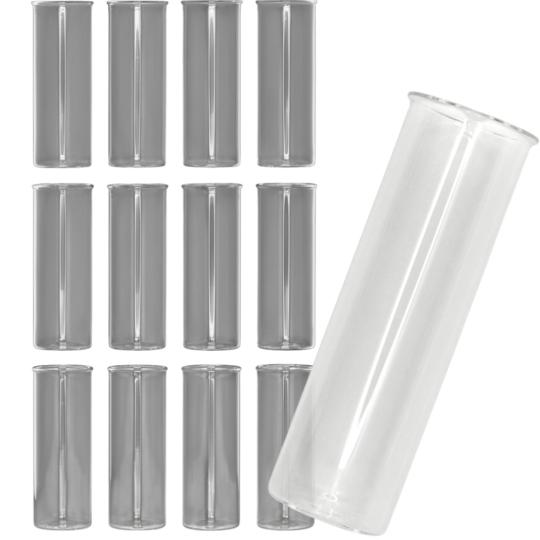 Reagenzglas- Flacherboden, 20mm ø, 16cm lang, mit Rand, 12Stück 