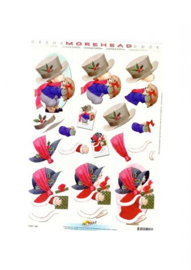 Reddy Cards 3D Bogen Moreheads Weihnachten Igel und Katze 