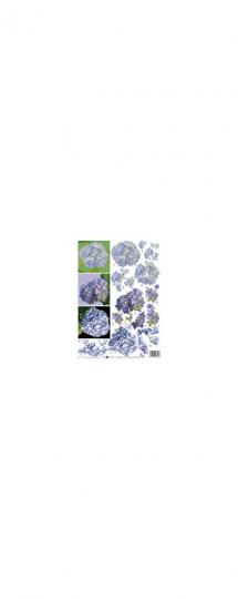 Reddycards 3D Schneidebogen Jackie Henshall, Hortensien lila und flieder 