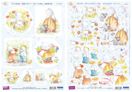 Reddycards 3D Stanzbogen Set Humphreys Corner Every Day 2 