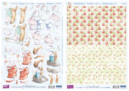 Reddycards 3D Stanzbogen Set Humphreys Corner Every Day 7 