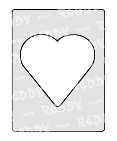 Reddycards 5 Doppelkarten Format A6, rot 