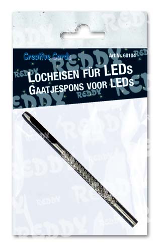 Reddycards Locheisen Ø 2,5 cm für LED Set 