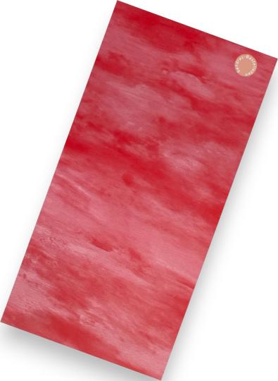 Sandras-Bastelladen - Multicolor - Kerzen Verzierwachsplatte - 200 x 100 x 0,5mm Rot Marmoriert Rot Marmoriert
