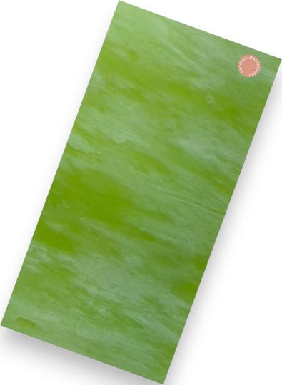 Sandras-Bastelladen - Multicolor - Kerzen Verzierwachsplatte - 200 x 100 x 0,5mm Gelbgrün Marmoriert Gelbgrün Marmoriert