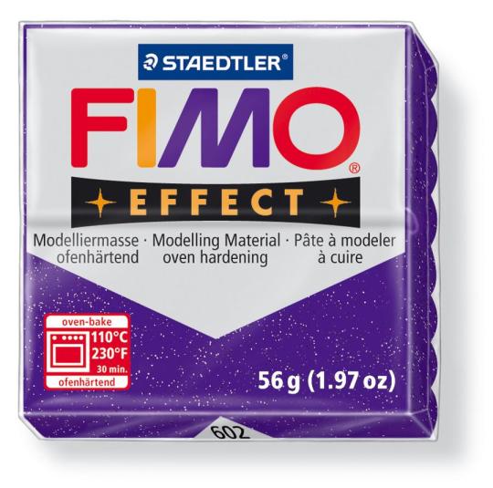 STAEDTLER Fimo Effect 56g Glitter--violett Glitter--violett