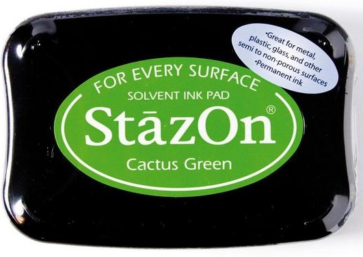 Tsukineko StazOn Stempelkissen Cactus green