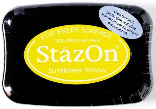 Tsukineko StazOn Stempelkissen Sunflower yellow