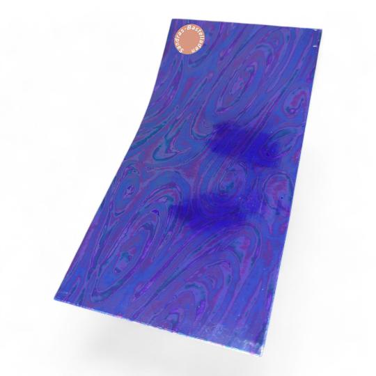 Sandras-Bastelladen - Irisierend - Kerzen Verzierwachsplatte - 200 x 100 x 0,5mm Violett Violett