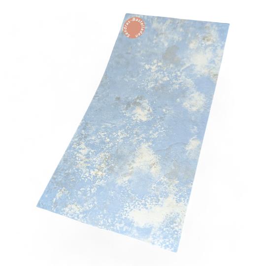 Sandras-Bastelladen - Marmor - Kerzen Verzierwachsplatte - 200 x 100 x 0,5mm Grau-Weiß Grau-Weiß
