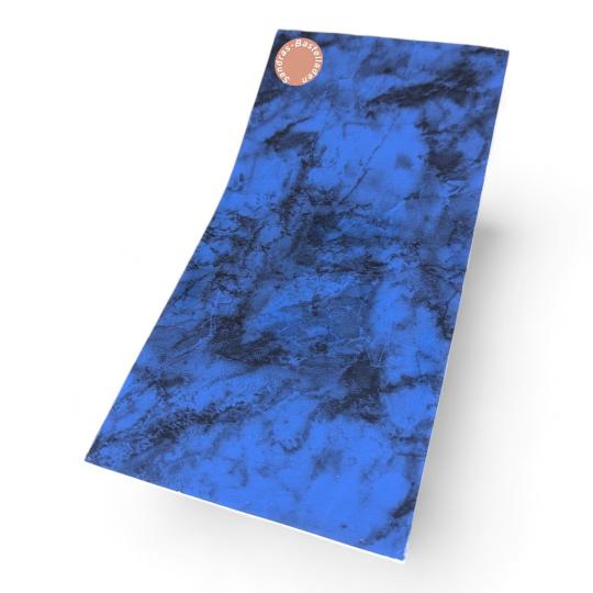 Sandras-Bastelladen - Marmor - Kerzen Verzierwachsplatte - 200 x 100 x 0,5mm Schwarz-Blau Schwarz-Blau