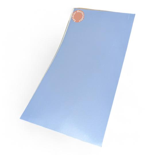 Sandras-Bastelladen - Pearl - Kerzen Verzierwachsplatte - 200 x 100 x 0,5mm Pastellblau Pastellblau