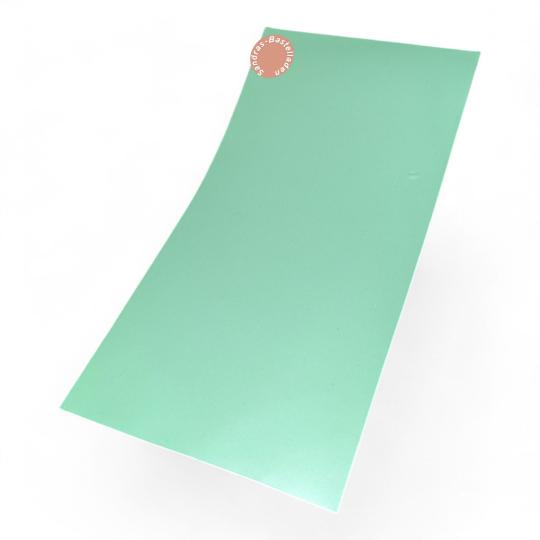 Sandras-Bastelladen - Pearl - Kerzen Verzierwachsplatte - 200 x 100 x 0,5mm Pastellgrün Pastellgrün