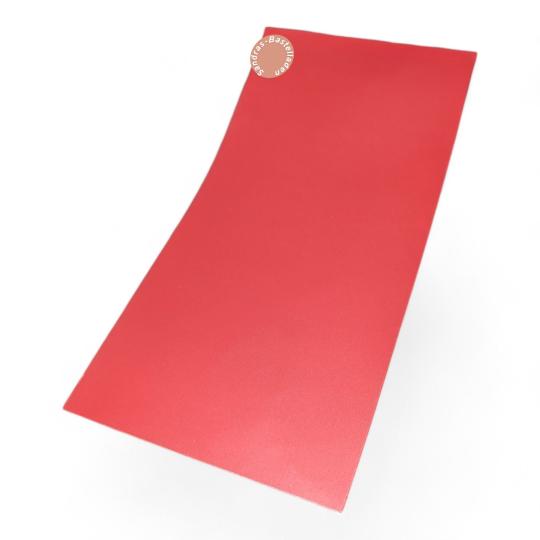 Sandras-Bastelladen - Pearl - Kerzen Verzierwachsplatte - 200 x 100 x 0,5mm Rot Rot